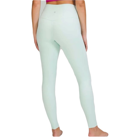 Lululemon align high rise 28" pant leggings delicate mint green nulu 10 - Picture 2 of 15